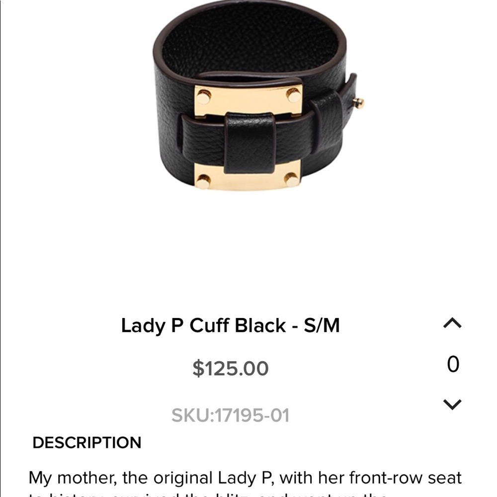 Black Lady P cuff - India Hicks classic